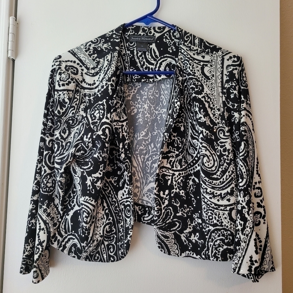 Jessica Howard black and white jacket/cardigan